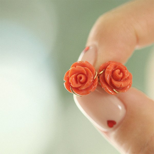 ㆍDesigned by Namheeㆍ Momo Coral Earrings 18K 모모 산호(S) 귀걸이
