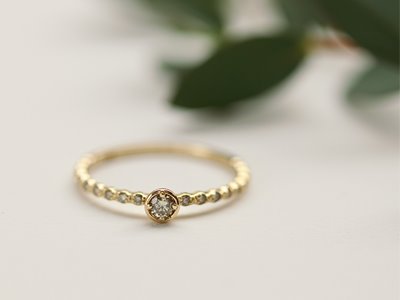 Cognac Diamond Pablo Ring 18K 꼬냑 다이아몬드 파블로 반지