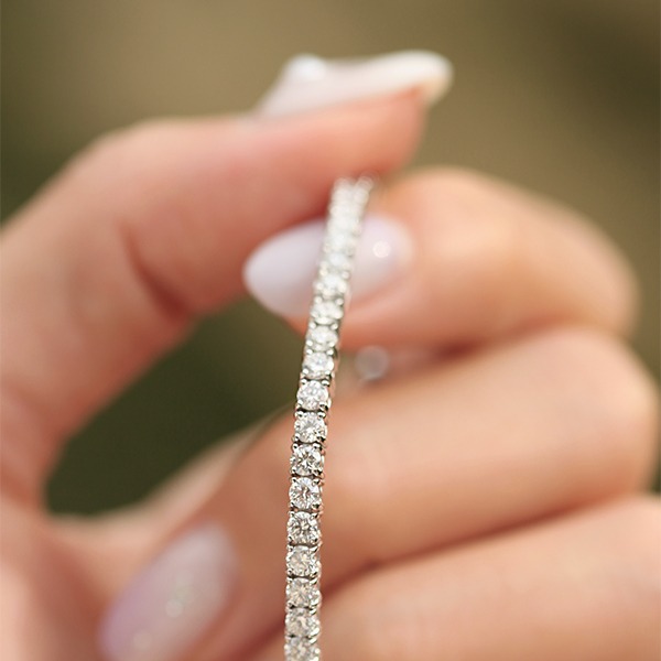 Diamond Simple Tennis Bracelet 18K 다이아몬드 심플 테니스 팔찌